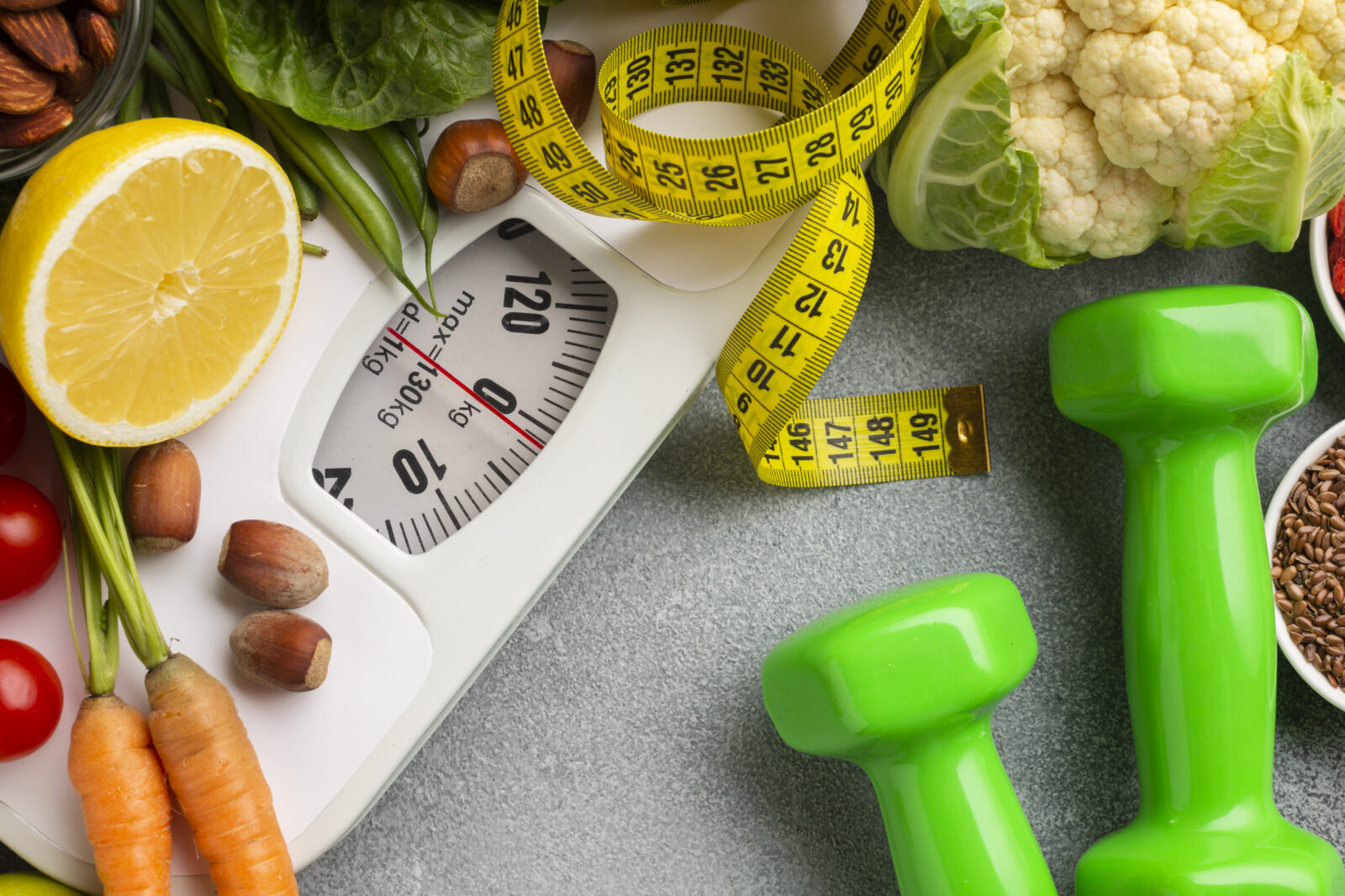 Flay Lay Scale Weights
